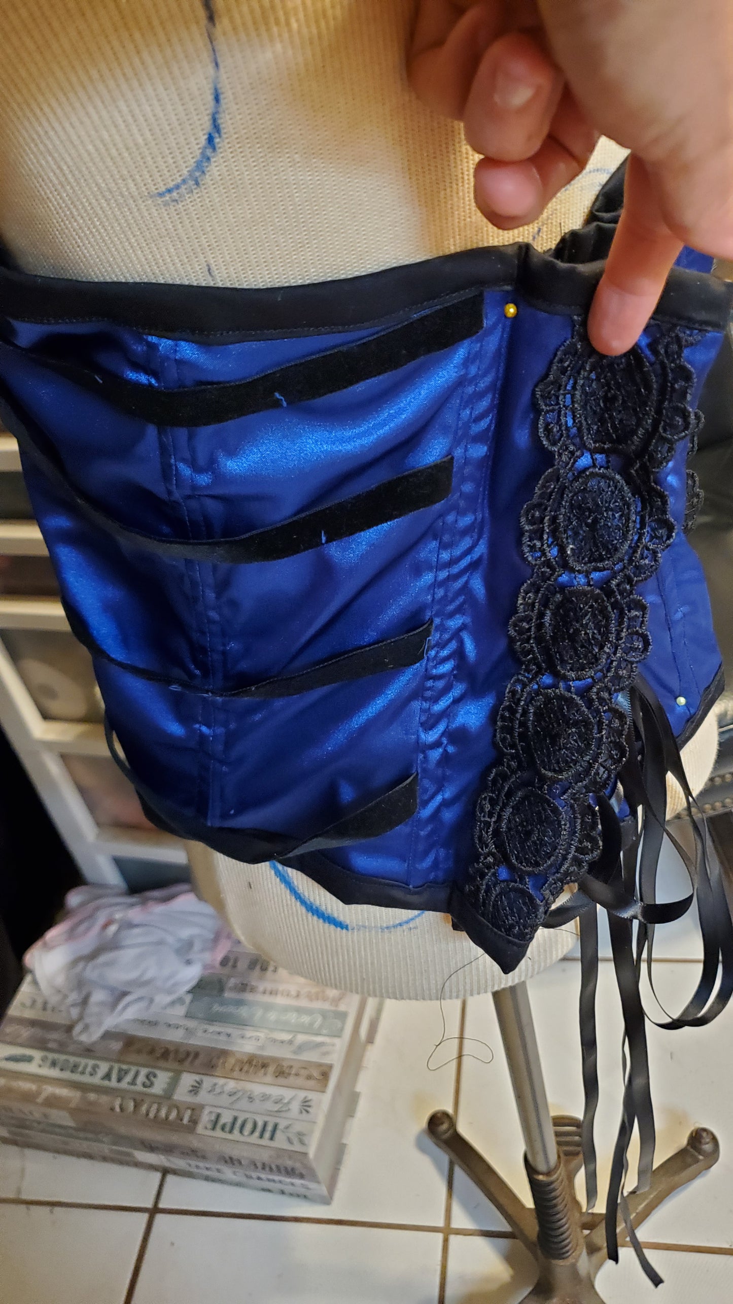 Sexy busty sweetheart corset