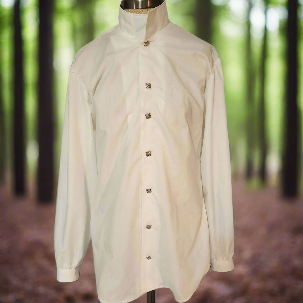 Unisex Button up collared shirt