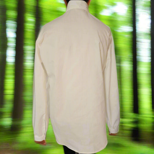 Unisex Button up collared shirt