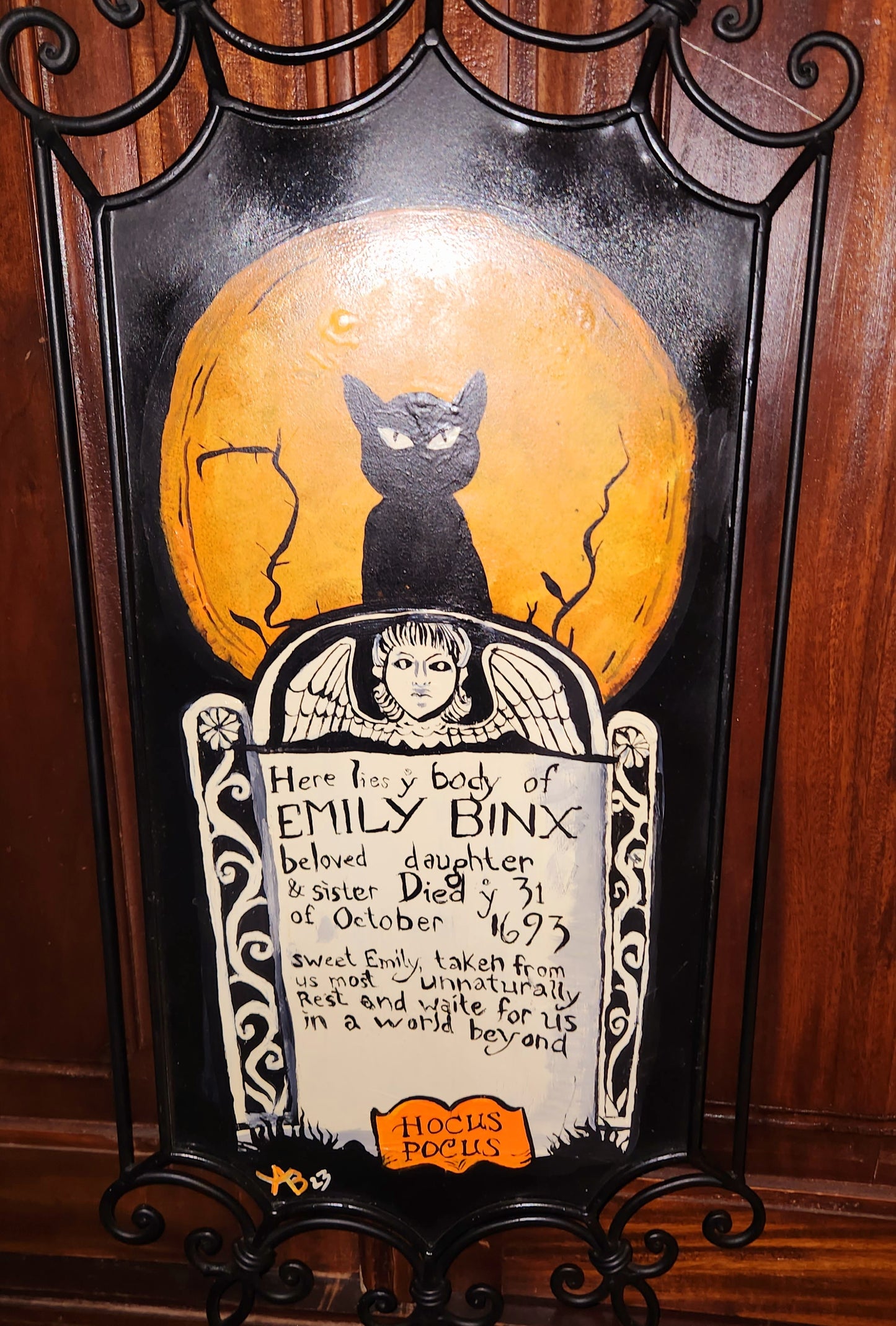 Hocus Pocus inspired Gothic Painting