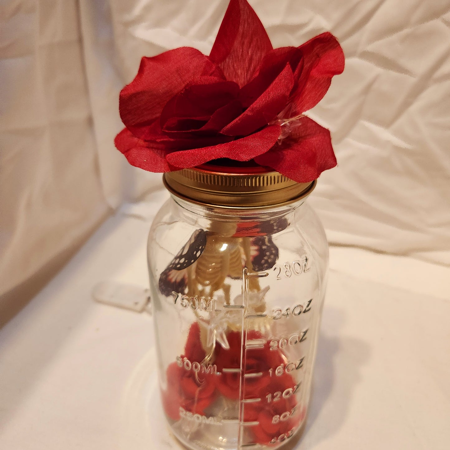 "Roses and stars" Skeleton Fairy