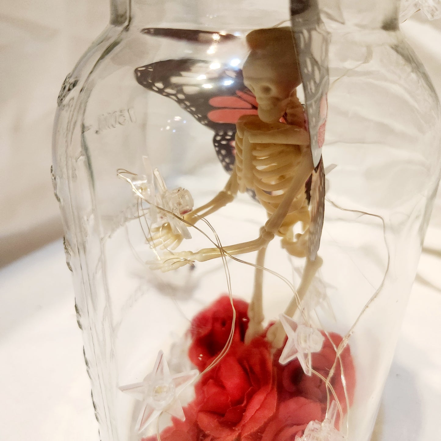"Roses and stars" Skeleton Fairy