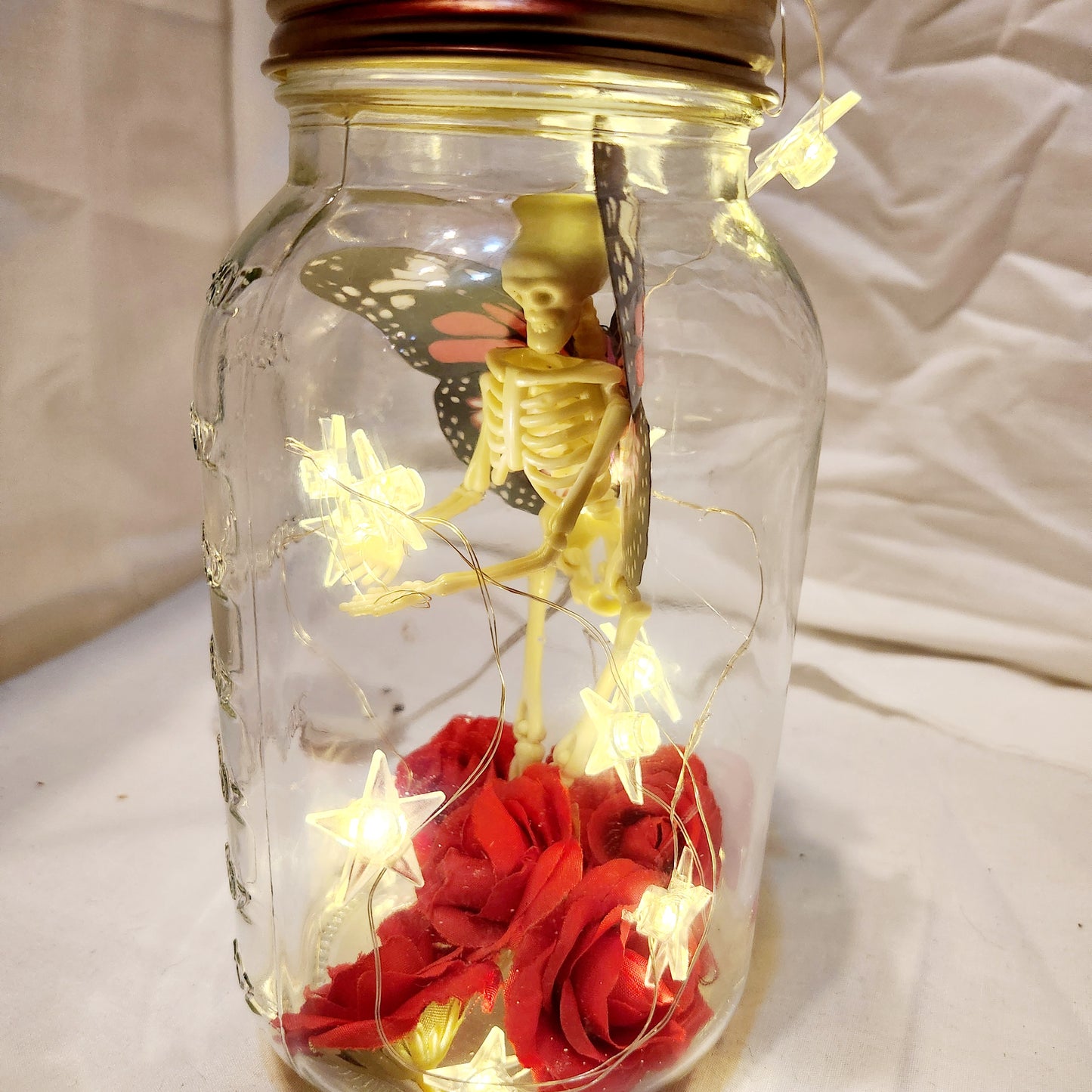 "Roses and stars" Skeleton Fairy