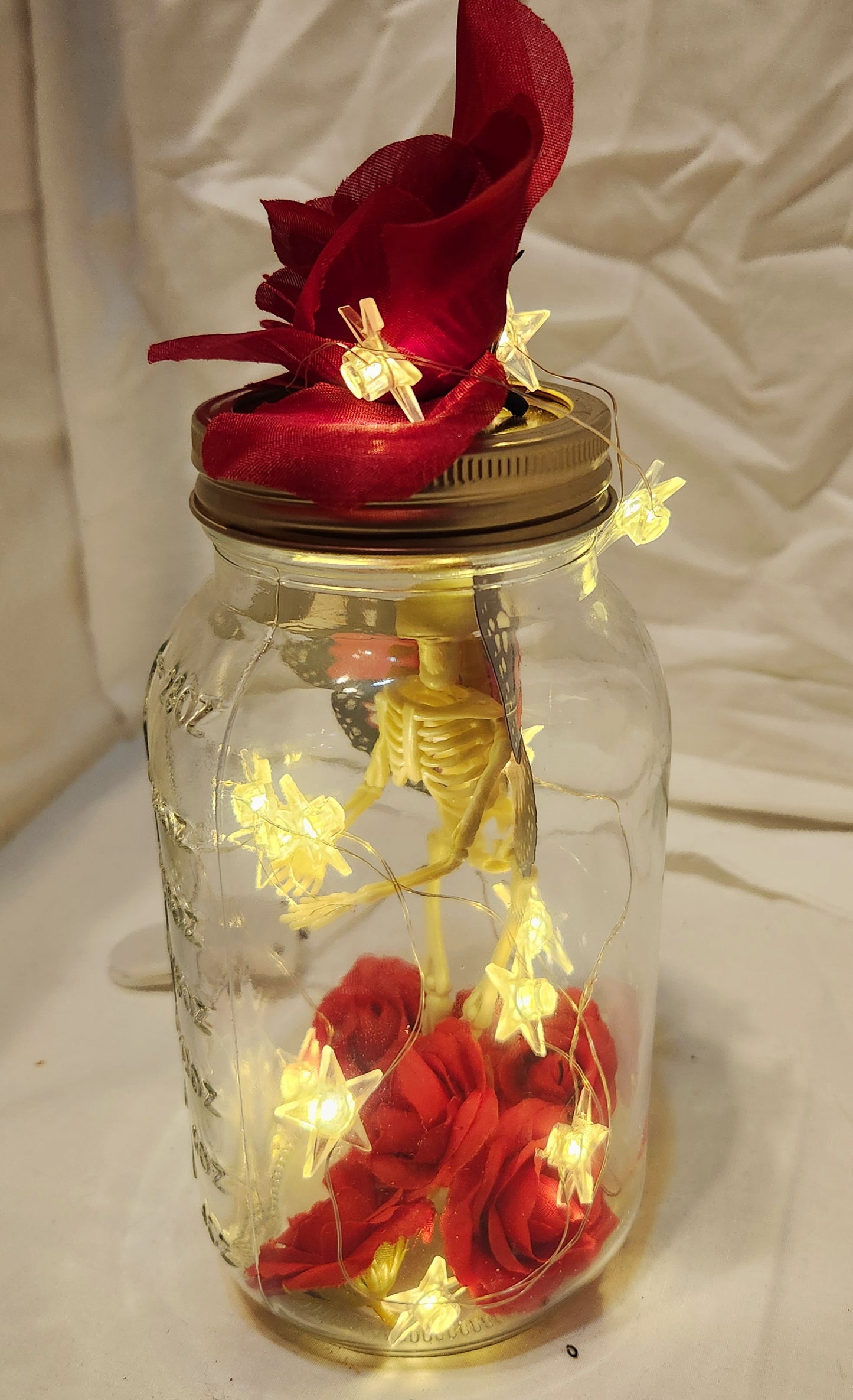 "Roses and stars" Skeleton Fairy