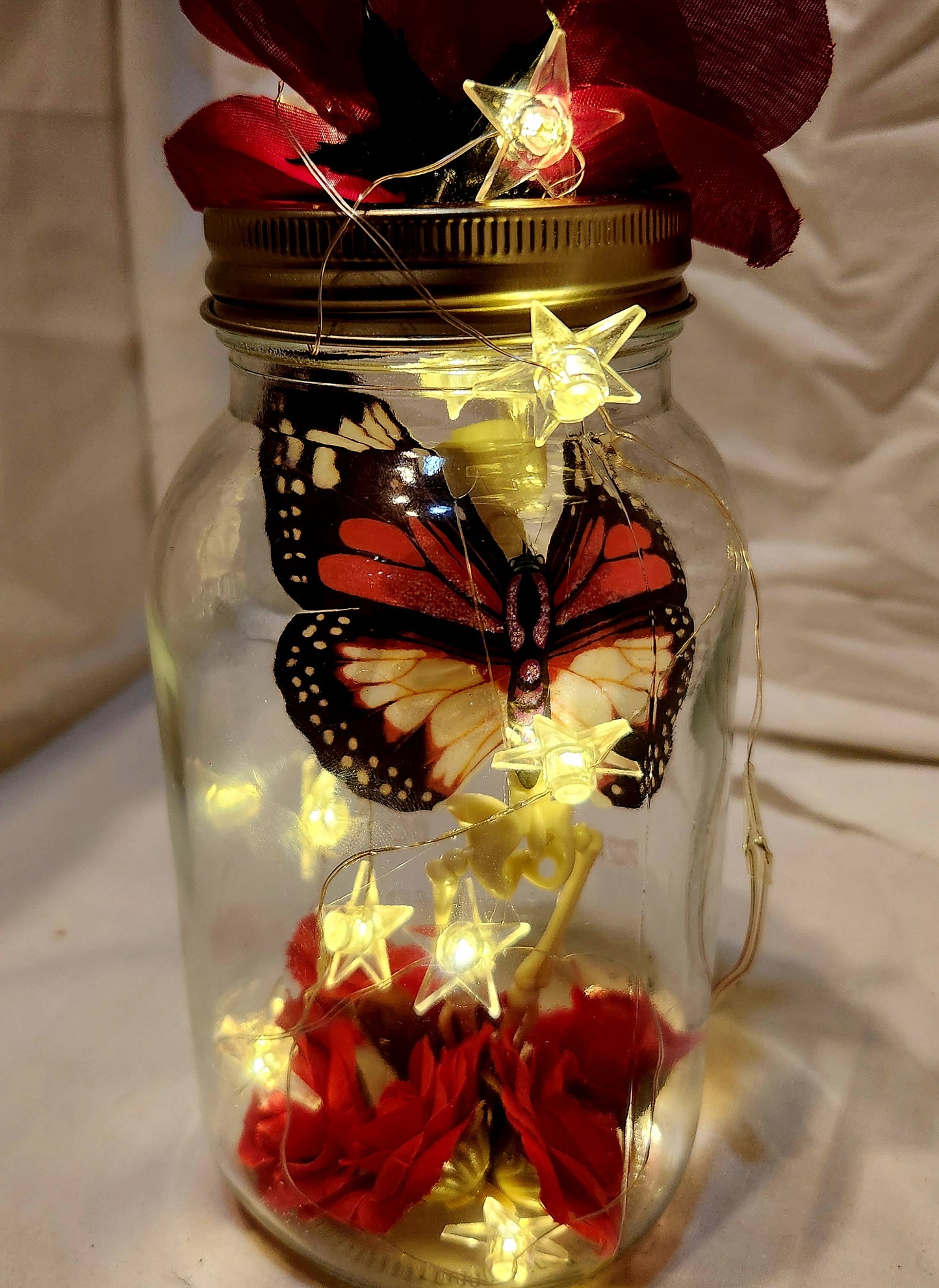 "Roses and stars" Skeleton Fairy