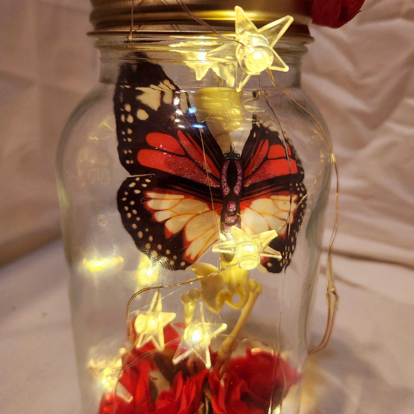 "Roses and stars" Skeleton Fairy