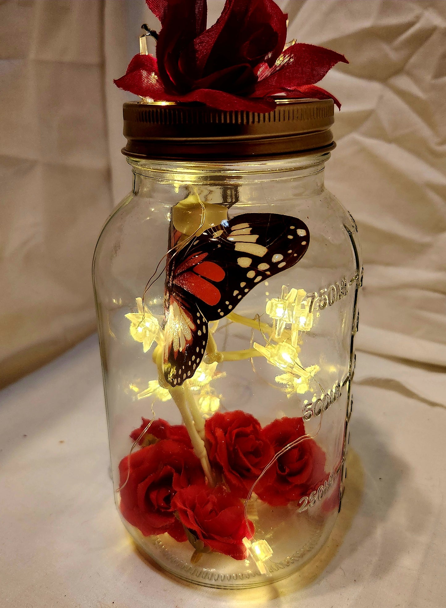 "Roses and stars" Skeleton Fairy