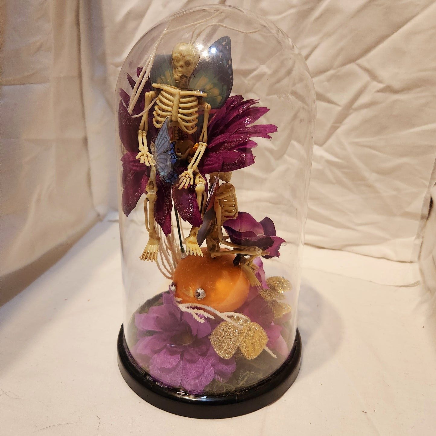 "Together Forever" Skeleton Fairy Cloche