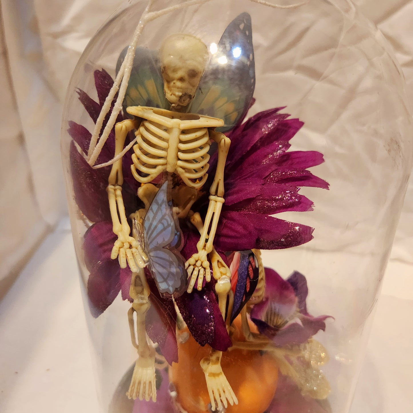 "Together Forever" Skeleton Fairy Cloche