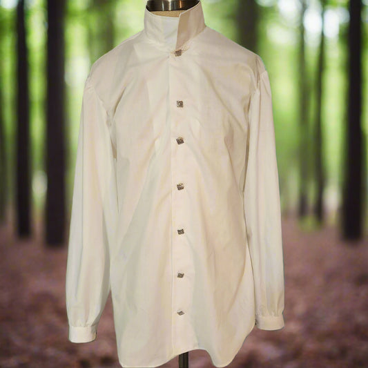 Unisex Button up collared shirt